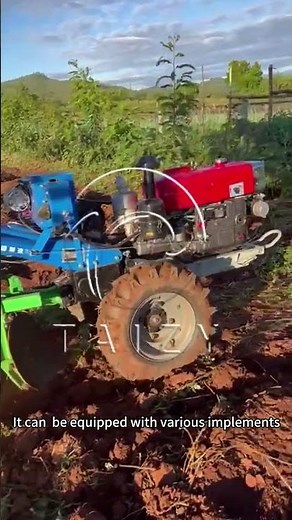 Mini Walking Tractor | Walk Behind Tractor Plough, Reaper, Mower, Tiller, Planter
