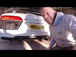 How to JUMP START an Audi R8 V10 GEN 2 with a FLAT BATTERY!