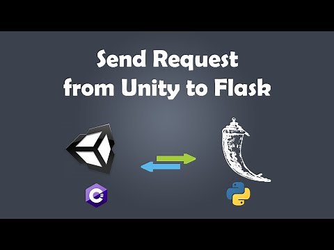 How to send a request from a Unity game to a Flask application server