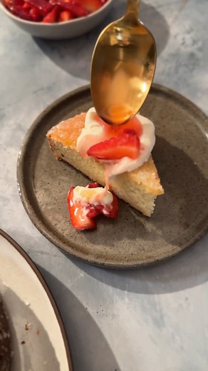 Lemon Ricotta Cake! We're in the King Arthur photo studio to capture the new Bake of the Week, with its plush, melt-in-your-mouth texture and tightly knit crumb. What makes it so soft and light? Our finely milled ‘00’ Pizza Flour - who knew? Well, now you do. Get the recipe and try it this weekend: BakeWith.Us/LemonRicottaCake | King Arthur Baking Company