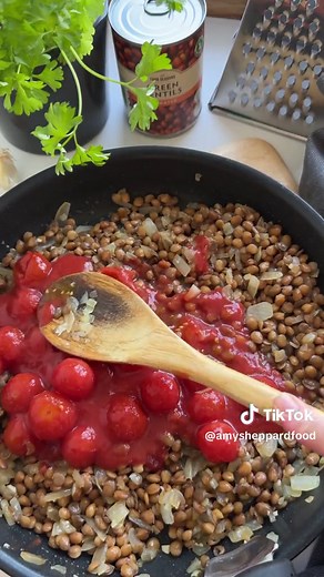 Easy One Pan Lentil Lasagne Recipe