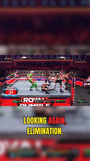 Royal Rumble Match Gone Wrong #wrestling #gaming #fail
