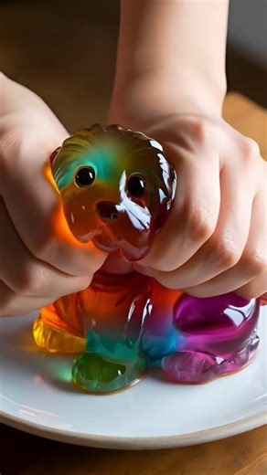 Chien multicolore. #asmr #relaxing