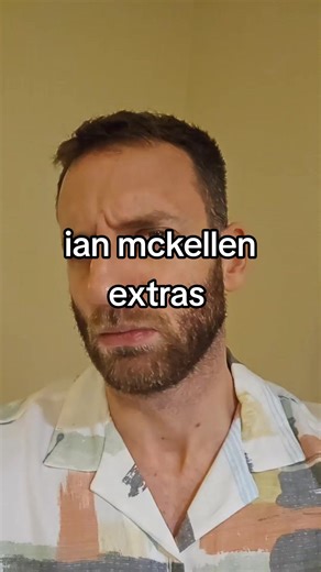 Ian McKellen Acting as Gandalf in Lord of the Rings