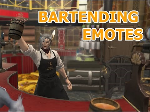 Top Emotes for Bartending in FFXIV