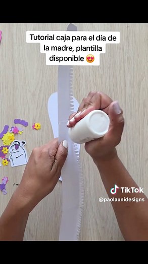 Caja Día de la Madre: Plantilla Gratis Chancla
