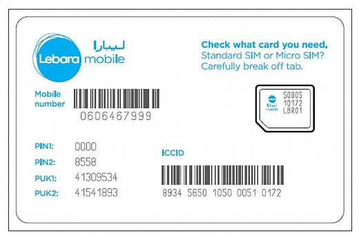 How to recharge Lebara card with code?