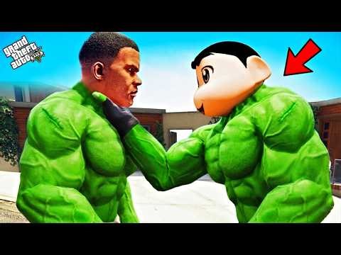 GTA 5 : Strongest Franklin VS Strongest Shinchan In GTA 5 ! Telugu