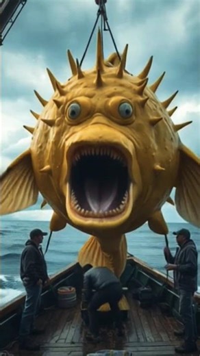 Volcano Fish 😲 Wait for end !!#asmr #shorts