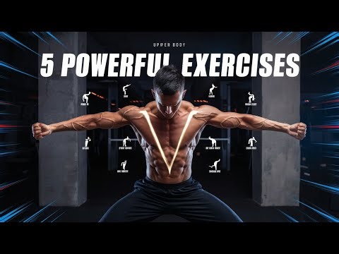 5 Exercises to Achieve the Perfect V SHAPED Body!