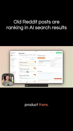 Old Reddit posts are ranking in Al search results