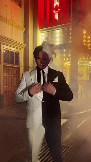 Get ready to witness the duality of Two-Face as he joins DC Super Heroes and Super-Villains at #movieworldaus from 24 June - 16 July. Will justice prevail, or will the coin decide? 🪙 #fyp #foryou #dccomics #superhero #supervillain #goldcoast #movieworld #warnerbros #themepark #twoface