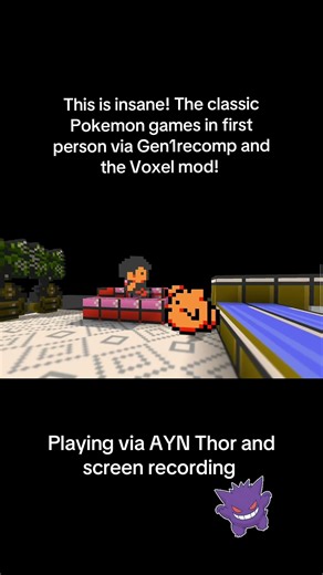 Classic Pokemon Games in First Person?! The Gen1recomp & Voxelmod are great! #pokemon #gaming