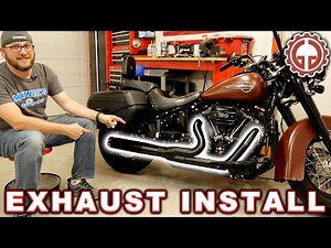 Harley Davidson M8 Softail Exhaust: Rinehart 2 into 1