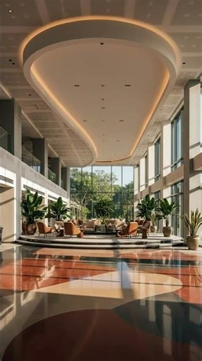 Luxury Lobby Floor Transformation ✨ Marble Epoxy Finish