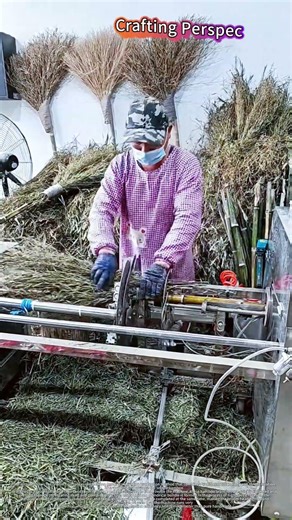Fast Production of Bamboo Brooms