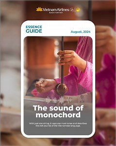 ONE-STRINGED ZITHER – ONE OF THE MOST UNIQUE STRINGED INSTRUMENT IN THE WORLD 🪕 Known as Đàn Bầu, this traditional Vietnamese instrument stands out as one of the most unique stringed instruments in the world. 🎶 Unlike regular instruments with multiple strings, Đàn Bầu has only one string and is crafted from a single piece of wood. Its name, "Độc Huyền Cầm", means "one-stringed zither". 🎶 Thanks to its ability to bend, resonate, and nuance delicately, this traditional instrument captures a wid