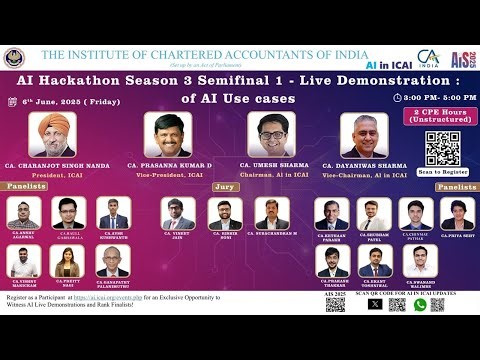 AI Hackathon S3: Semifinal 1 - Live Demonstration of AI Use Cases