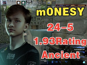 m0NESY 远古遗迹 (24-5) 1.93Rating POV | CS2 DEMO | 完美 | 2024.12.6