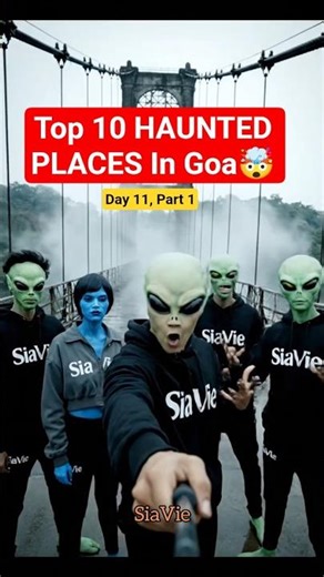 GOA'S Most HAUNTED Calvim Bridge, Aldona? 👻👽 #shorts
