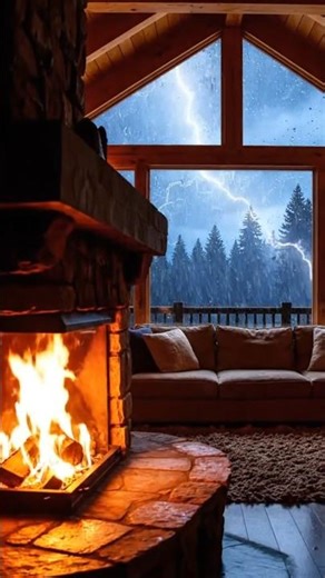 Gentle Rain on Window 🌧️ Relaxing Sleep Ambience