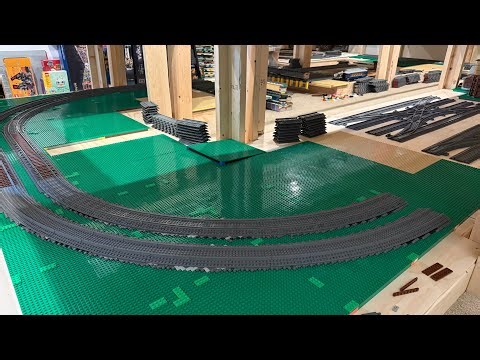 LEGO Trains - Lower Level Layout Progress Update