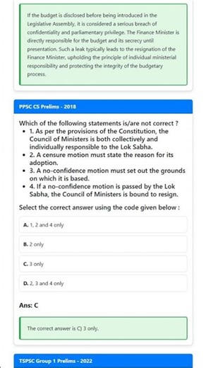 Collective Responsibility of the Council of Ministers