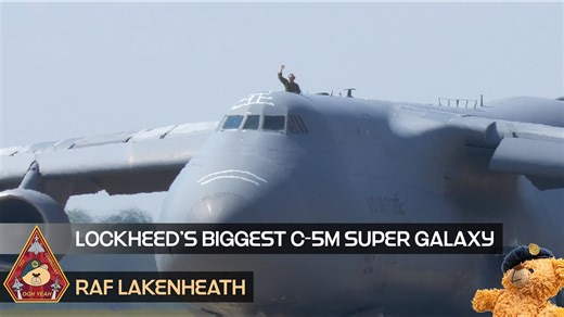 349K views · 5.3K reactions | LOCKHEED'S BIGGEST AIRCRAFT C-5M SUPER GALAXY TAKE OFF • RAF LAKENHEATH | Elon Video | Facebook