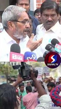 Hyderabad journalist held protest in front of Hyderabad collector office || Signal Tv Telugu