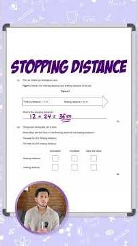 GCSE Physics: Exam Question | Stopping Distance