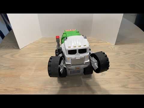 Mattel Matchbox Talking Stinky The Garbage Trash Truck Demo Video