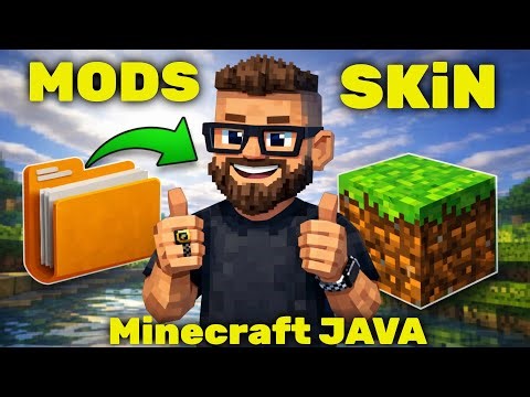 ✅ Como poner SKIN y MODs en MINECRAFT JAVA | [Fabric 2026]