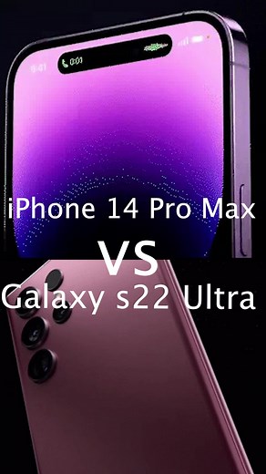 iPhone 14 Pro Max vs Samsung Galaxy s22 Ultra Comparison