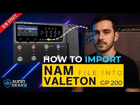 Valeton GP-200: How to Import NAM Amp Profiles + Firmware Update 2025 (Step-by-Step Tutorial)