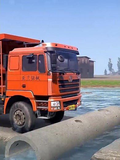 Spintires：MudRunner Truck mod Gameplay Ep493 #spintires #mudrunner #simulation #drivingskills