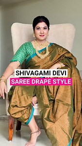 We have seen so many DEVSASENA drape styles… Sharing with you the drape style of my favourite character #shivagami saree drape style! #bahubali #devsenasaree #dhotisaree #dhoti #sareedraping #sareefashion #reelinstagram | Jagisha Upadhyay
