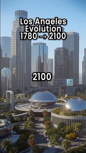 Evolution of Los Angeles: From 1780 to 2100 🏙