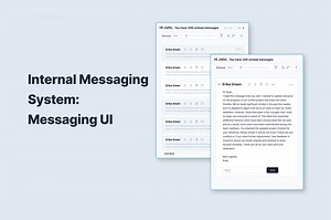 Internal Messaging System: Web App UI - Jasmine Mahajan