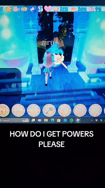 Unlocking Powers Tutorial in Royale High on Roblox