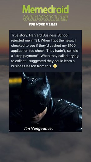 Teaching a lesson to Harvard Business School #Harvard #lesson #application #business #funny #memes | Memedroid