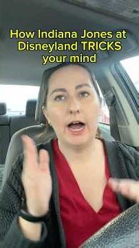 I find it crazy this Disneyland Indiana Jones special effect tricks your brain!!