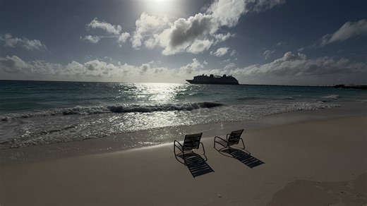 Turns out building a sand fortress is my preferred coping mechanism. #millennial #disneyadult #sandtherapy #disneycruise #lookoutcayatlighthousepoint