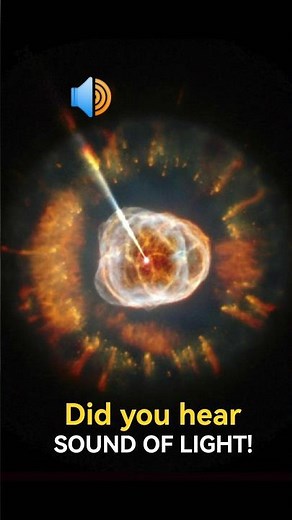 NASA Turned Nebula Light Into Sound And It's Terrifying #space