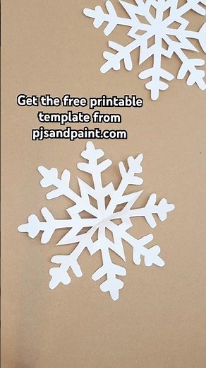 Easy paper snowflake ❄️
