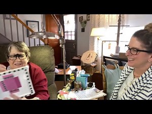 Needlework at the ready...Floss Friends...STITCH! Country Stitchers V125