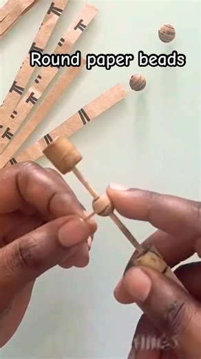 The hardest paper bead to make (Round paper beads)