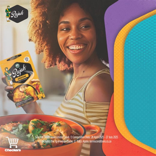 496 reactions | Craving delicious flavour and big rewards? Rajah Curry Powder and Checkers has you covered! Simply buy any 2 Rajah Curry Powder products at Checkers, swipe your Xtra Savings card, and you could win your share of R300 000 off your shopping instantly! It’s that easy, so spice it up and swipe for your chance to win! Ts and Cs apply. Keep your till slip safe. Competition valid 28 April to 27 July 2025. | Checkers | Facebook