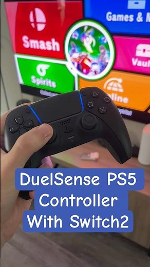 I have always wanted to use a ps5 controller with my Switch #gaming #techtok #8bitdo #switch