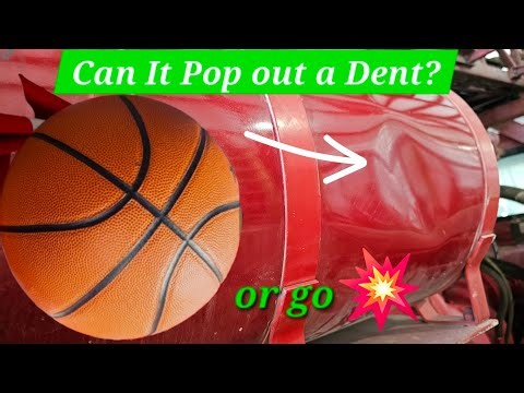Dent vs. Basketball. Will it work? Testing a TikTok trend.