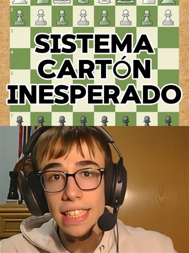 SISTEMA CARTÓN INESPERADO!! 😮👀🔥📦 #chess #chesstok #ajedrez #fyp #viral